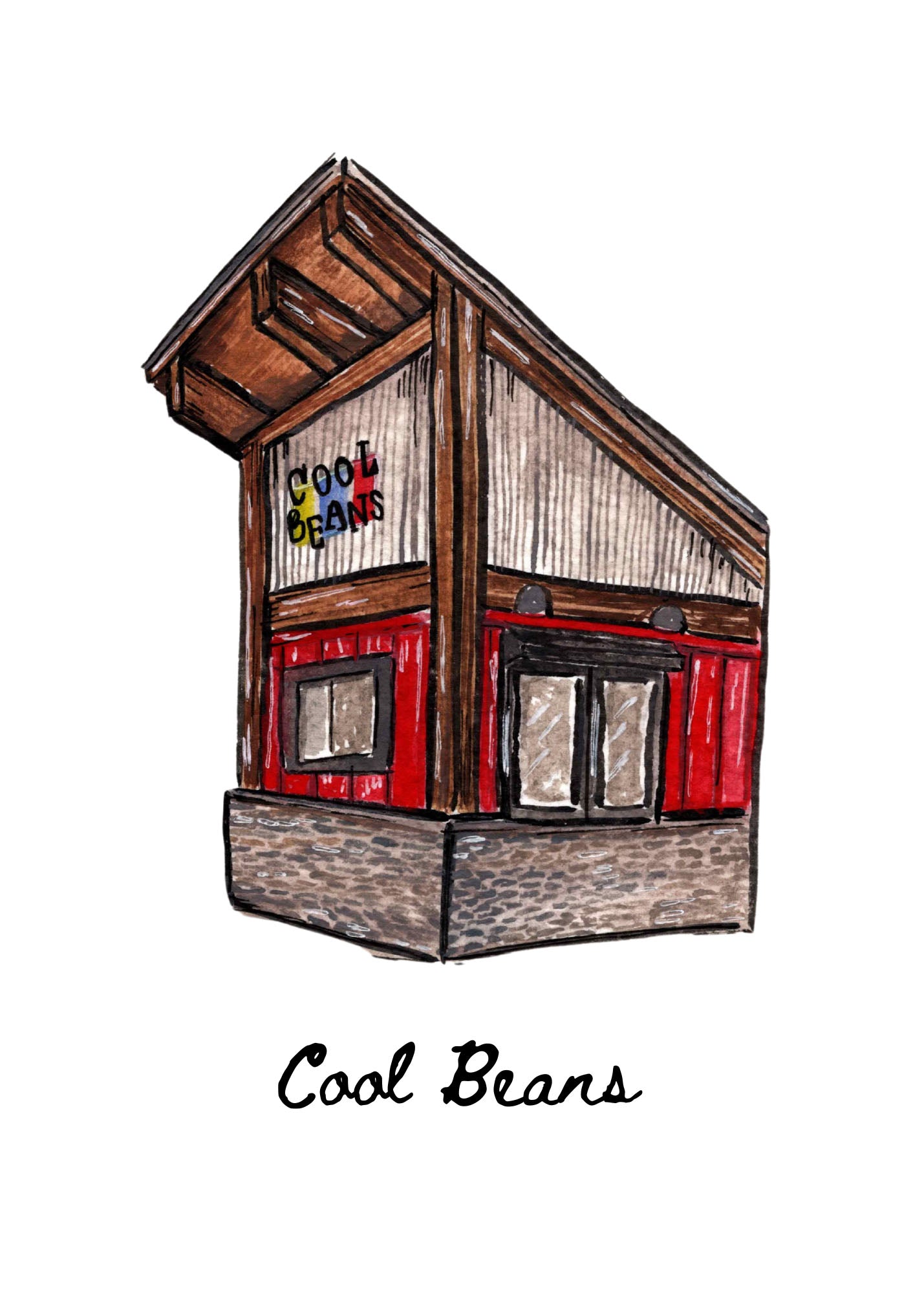 Cool Beans Print