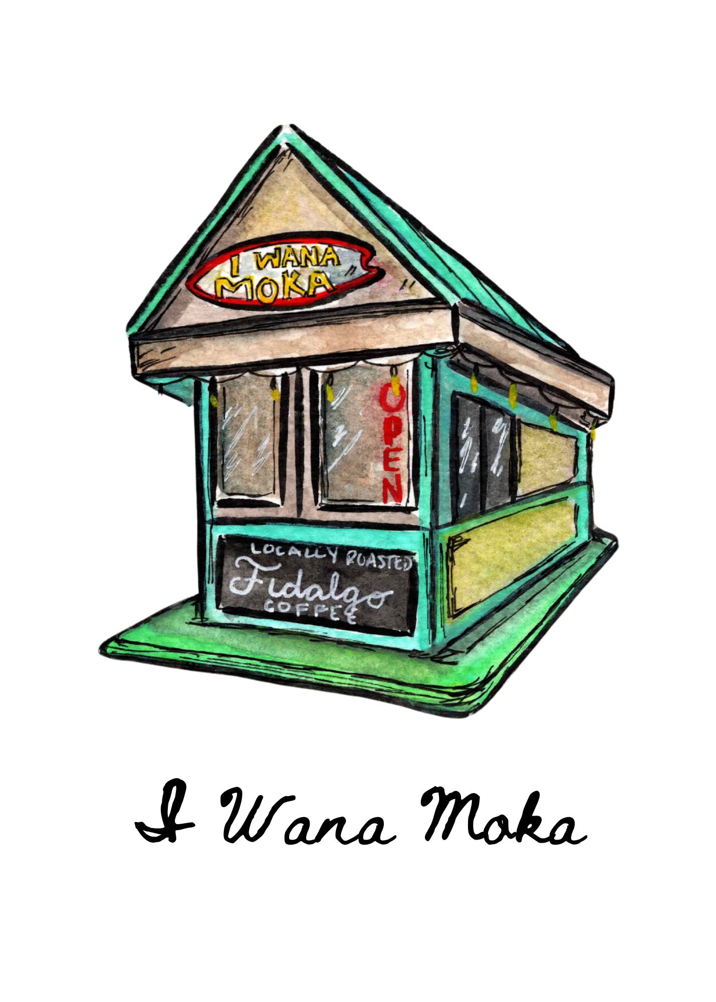 I Wana Moka Print