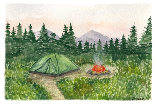 Camping in the Pines